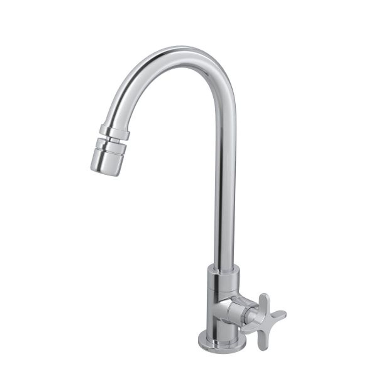 Torneira para Cozinha de Mesa Flex 1167.C20.CLM Deca DN 15 (1/2") Cromado, marca Deca - Foto Principal