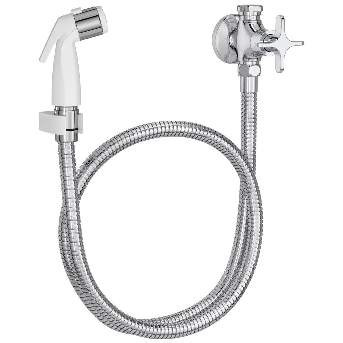 Ducha Higienica com Registro e Derivacao Flex Cromado, marca Deca - Foto Principal
