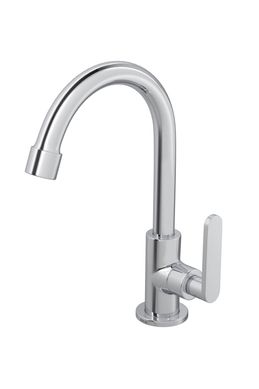 Torneira de Mesa para Lavatorio Bica Alta Flex Plus Cromado
