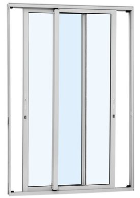 Porta de Correr Vidro Inteirio Alumnio 2 Folhas 216x160x9,2cm Alumifort