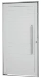 Porta Pivotante Alumínio Branco Direita 216x110x8cm Alumifort