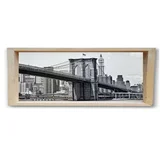 Quadro Moldura Cofre Ponte II 20x50cm Ideal