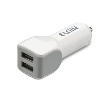 Carregador Veicular USB com 2 Sadas 2A 10W 17x12x5cm