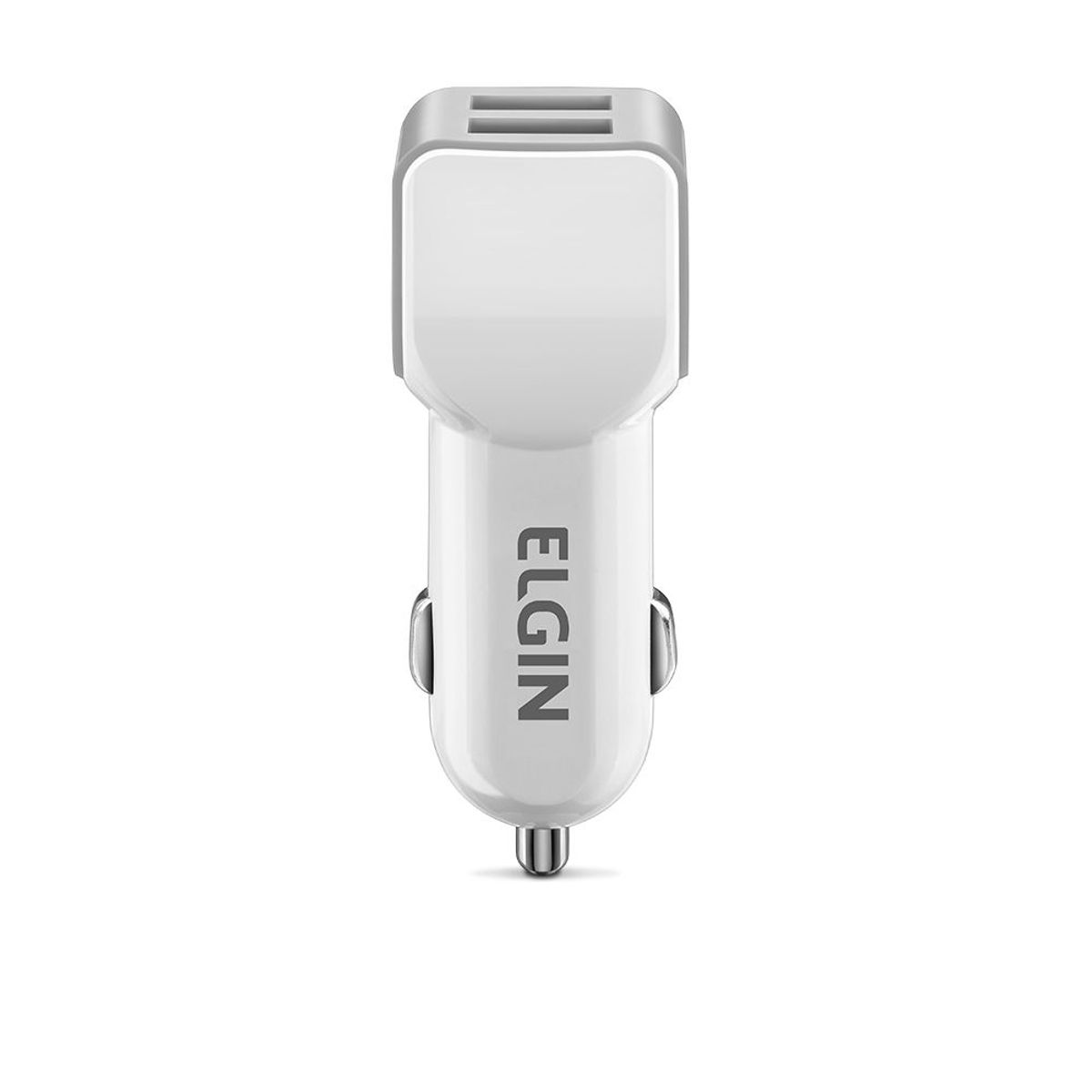 Carregador Veicular USB com 2 Saídas 2A 10W 17x12x5cm, marca Elgin - Foto 2