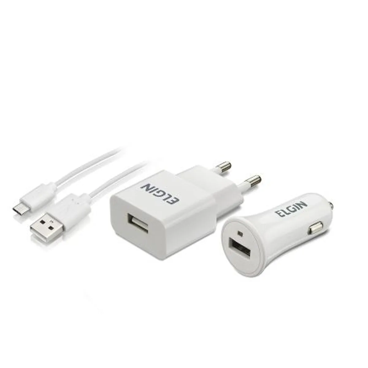 Kit de Carregador USB 21x15x4cm, marca Elgin - Foto Principal
