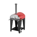Forno a Lenha de Pizza Garden 600EX Preto e Vermelho