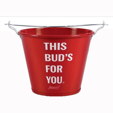 Balde Budweiser 5L Vermelho