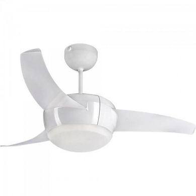 Ventilador de Teto 3 Ps Vortice LED com Controle Remoto 127V Branco