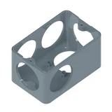 Caixa 1/2, 3/4 e 1" Eletroduto Condtop Cinza