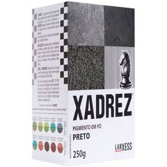 Tinta para piso Preto Pigmento em Pó Xadrez 250g Lanxess