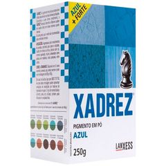 Tinta para piso Azul Pigmento em Pó Xadrez 250g Lanxess