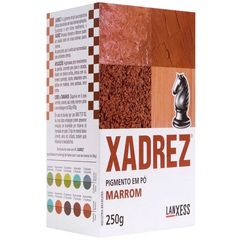 Tinta para piso Marrom Pigmento em Pó Xadrez 250g Lanxess