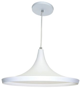 Pendente Branco Estilo Tom Dixon Chapu Chins Bivolt