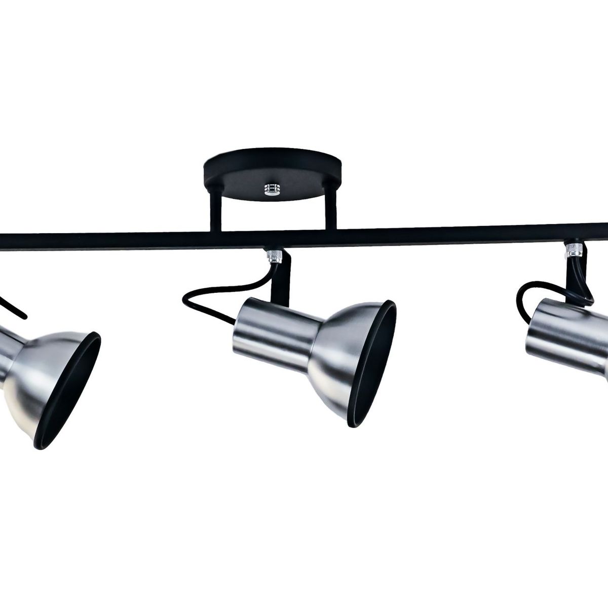 Spot 1027 Barra 3 Lâmpadas Bivolt Preto Pavilonis, marca Pavilonis - Foto Principal