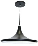 Pendente Preto e Branco Estilo Tom Dixon Chapéu Chinês Bivolt