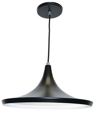 Pendente Preto e Branco Estilo Tom Dixon Chapu Chins Bivolt