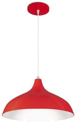 Pendente de Teto Pera Minas Gerais Bivolt Vermelho