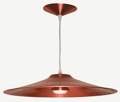 Pendente de Alumnio Chapu Chins Bivolt Cobre
