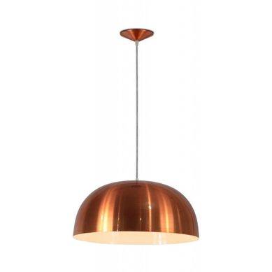 Pendente de Alumnio 1/2 Bola 45cm Bivolt Cobre