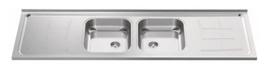 Pia de Inox com Cuba Dupla Bali 2000x560cm Ao