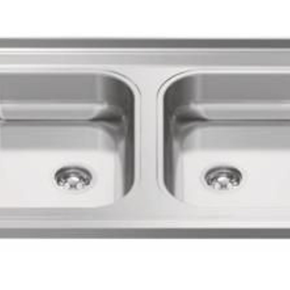 Pia de Inox com Cuba Dupla Bali 2000x560cm Aço, marca Ghelplus - Foto Principal
