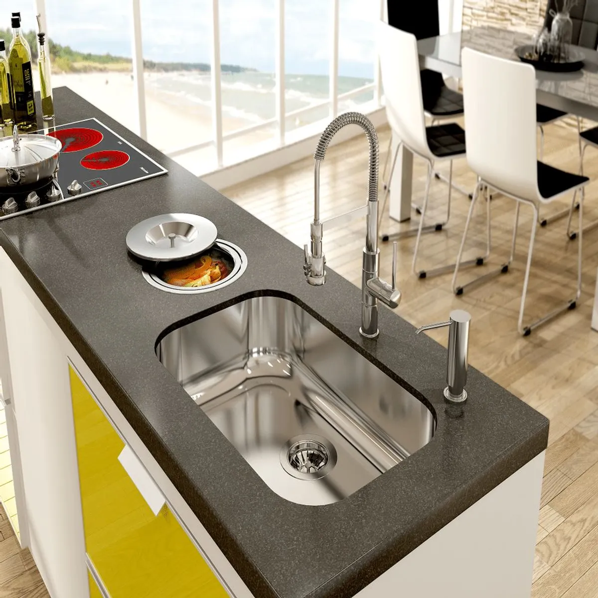 Cuba N2 Profundidade 140mm Polida Válvula 3" 1/2" Aço, marca Ghelplus - Foto 2