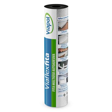 Fita Aluminizada Viaflex Sleeve 45cmx10m Prata