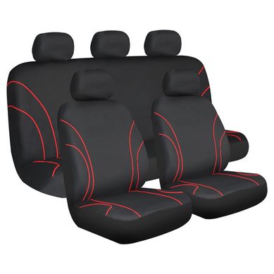 Conjunto Cobre Assento Preto Autostyle