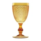Taça Vidro Bico de Jaca Âmbar 300ml