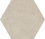 Porcelanato Natural Detroit Hexa AL 17,5x17,5cm Caixa 0,66m² Bege