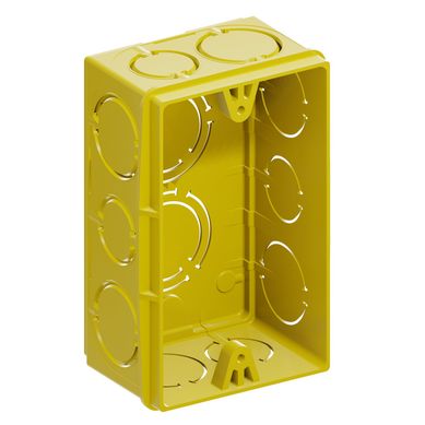 Caixa Embutir Caixa De Luz 4X2 Amarela
