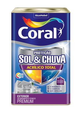 Tinta Fosco Sol e Chuva 18L Branco
