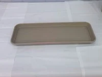Prato para Jardineira Bari Cinza Taupe