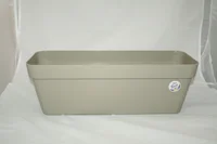 Jardineira Bari 49,5x18,3cm Taupe Okla Fg Import