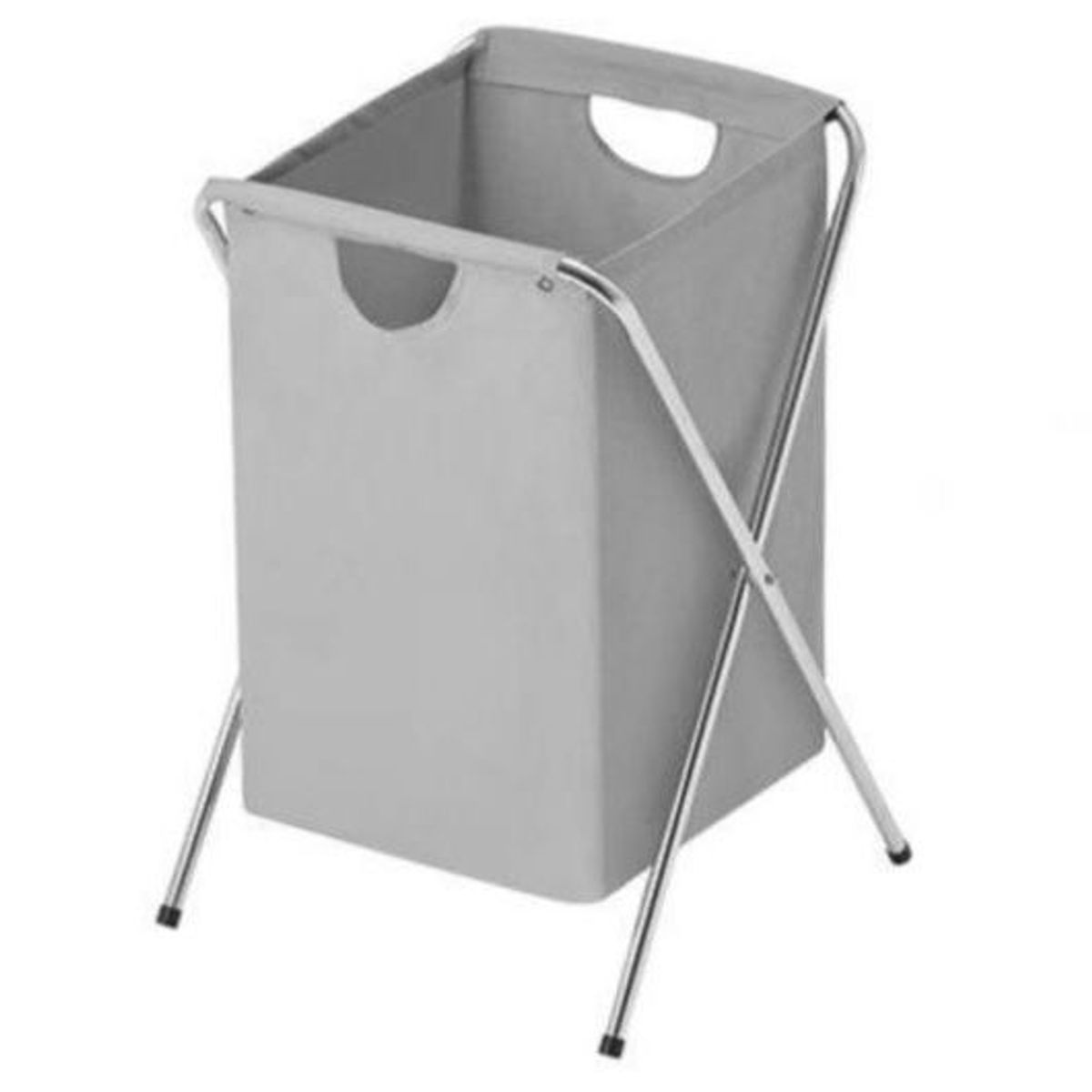 Cesto Organizador com Saco TNT 38x40x54cm Médio Cromado, marca Passerini - Foto Principal