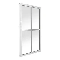 Porta de Correr Alumínio 2 Folhas Direita 210x120x8cm Ecosul