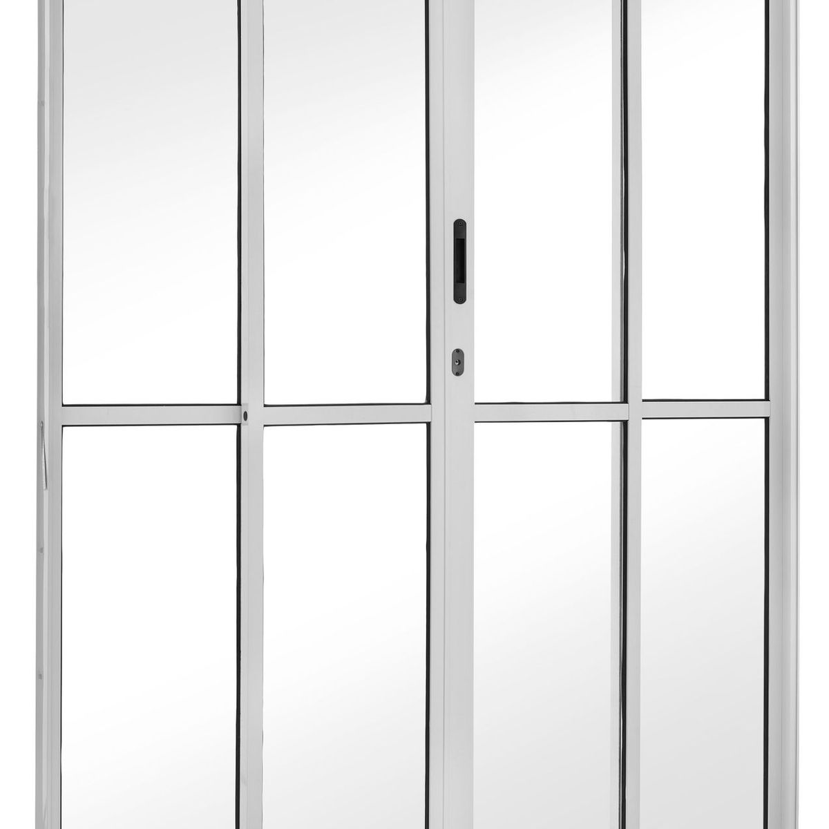 Porta de Correr Alumínio Branco 4 Folhas Central 210x150x11,5cm Ecosul, marca Esquadrisul - Foto Principal