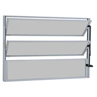 Janela Basculante 2 Basc Alumínio Branco 60x40x2,5cm Ecosul