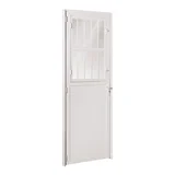 Porta Postigo Lambri Alumínio Branco Direita 210x80x6cm Fortsul