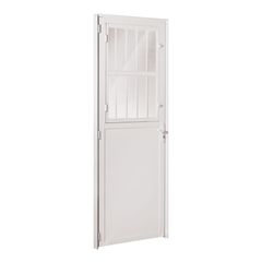 Porta Postigo Lambri Alumínio Branco Direita 210x80x6cm Fortsul