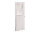 Porta Postigo Lambri Alumínio Branco Esquerda 210x80x6cm Fortsul