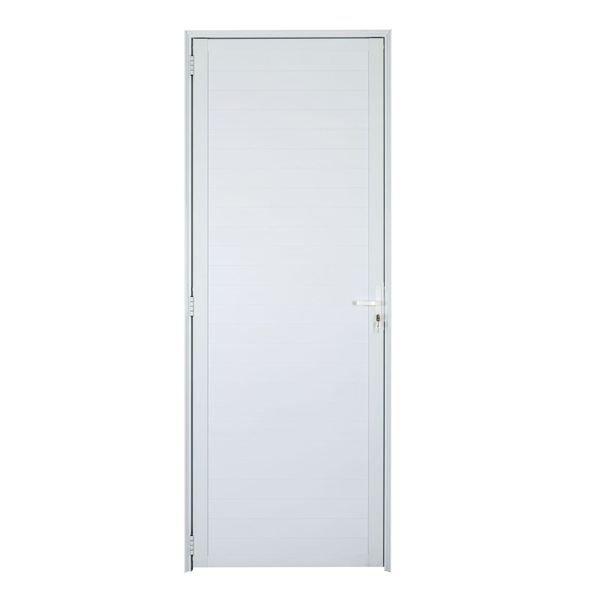 Porta Lambri Fechadura Alumínio Branco Direita 210x80x6cm Fortsul, marca Esquadrisul - Foto Principal