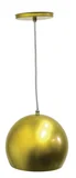 Pendente Dourado Bola Grande Bivolt