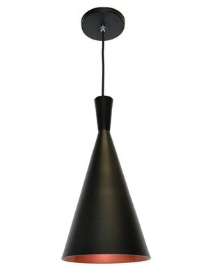 Pendente Cobre e Preto Tom Dixon Cone Bivolt 