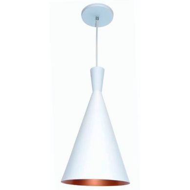Pendente Branco e Cobre Tom Dixon Cone Bivolt