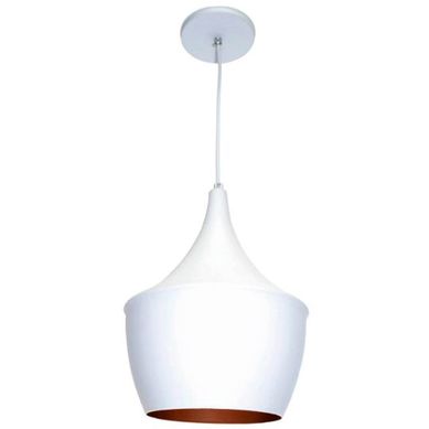 Pendente Branco e Cobre Tom Dixon Bojudo Bivolt
