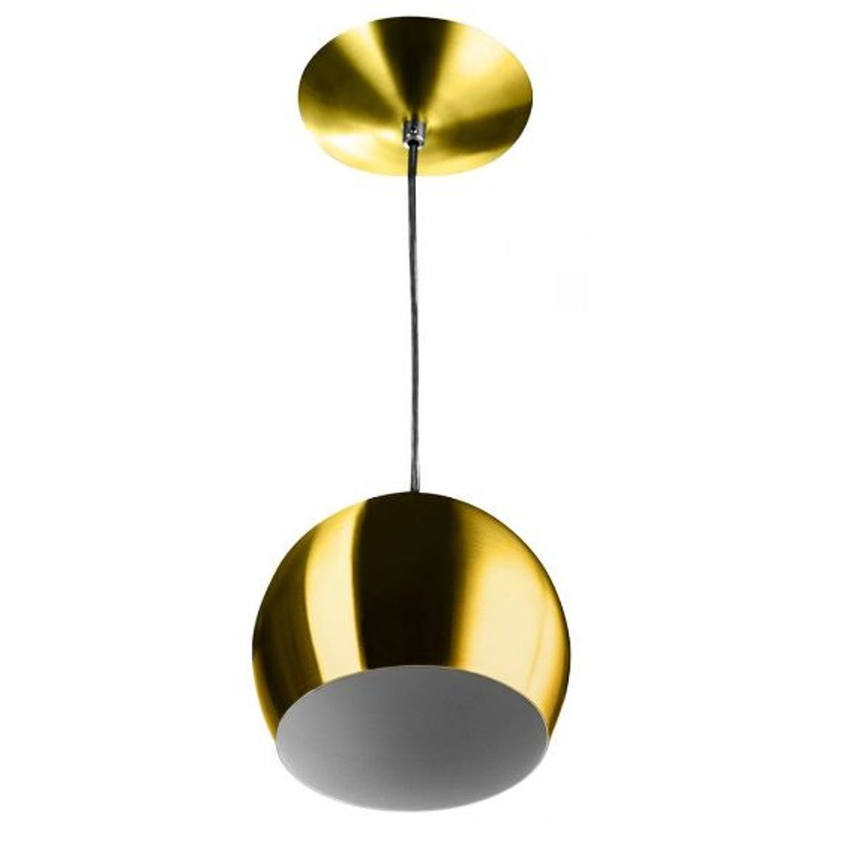 Pendente Dourado Bola Pequena Bivolt, marca Pavilonis - Foto Principal