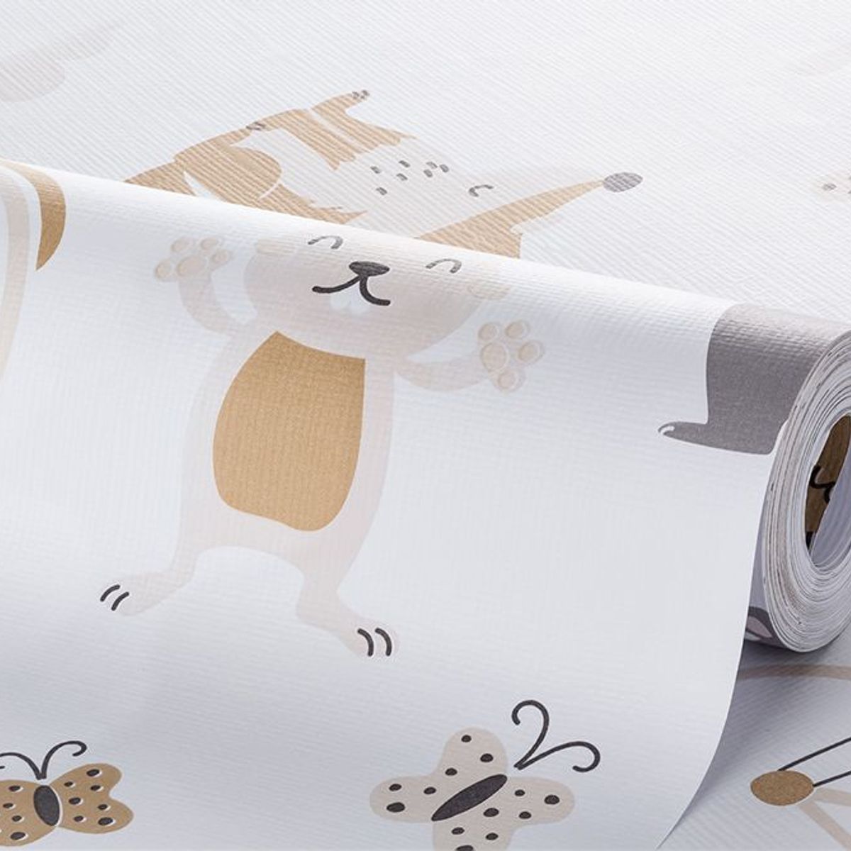 Papel de Parede Bichinhos Bege, marca Revex - Foto 2