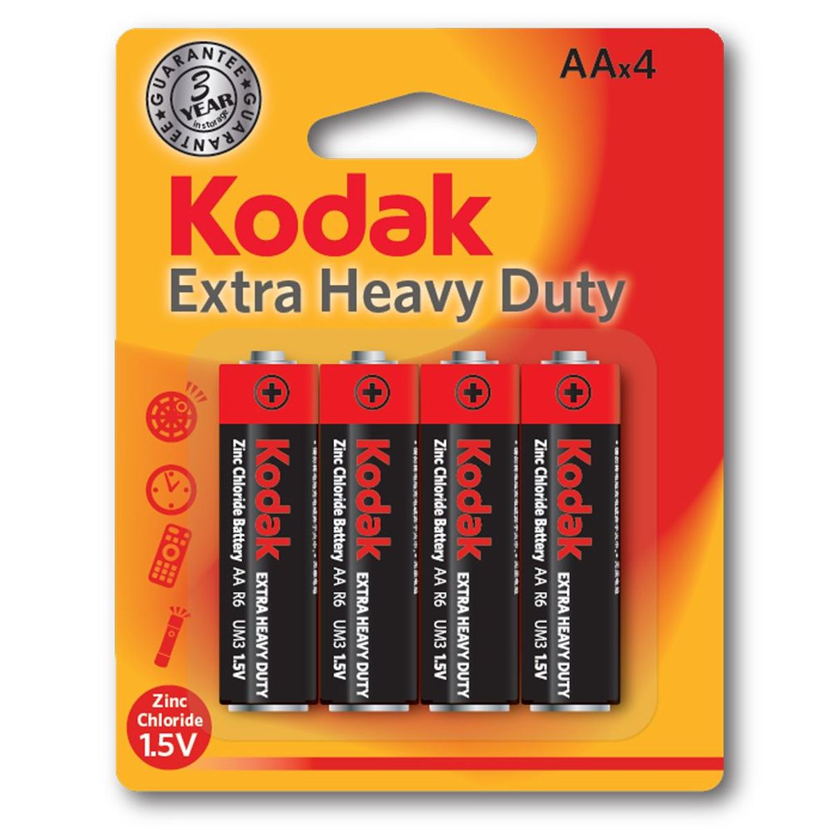 Pilha Extra Heavy Duty AA 4 Unidade, marca Infotel - Foto Principal