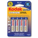 Pilha Ultra Lithium AA com 4 Unidades